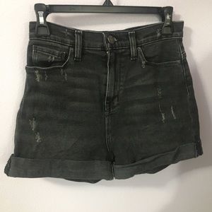 BDG Black Demin Shorts